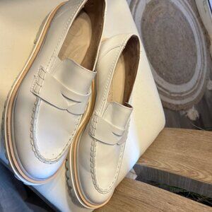 Paul Green Off White Lug Sole Loafer
